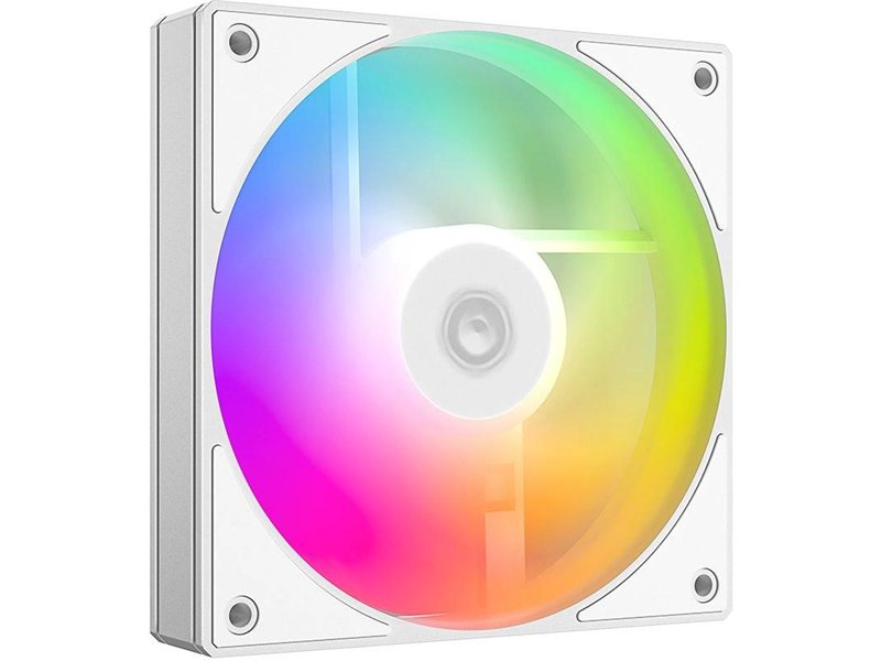 Вентилятор для корпуса ID-Cooling AS-120-W ARGB 120х120x25 белый 4-pin 27.2дБ (AS-120-ARGB-W) Ret