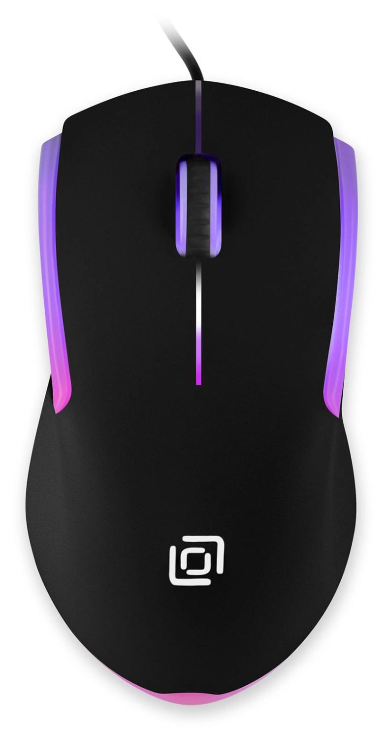 Мышь Оклик 245M черный оптическая 1000dpi USB 3but (471479)