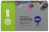 Картридж струйный Cactus CS-EPT693100 T6931 черный пигментный (350мл) для Epson SureColor SC-T3000/T3070/T3200/T5000/5200 с чипом