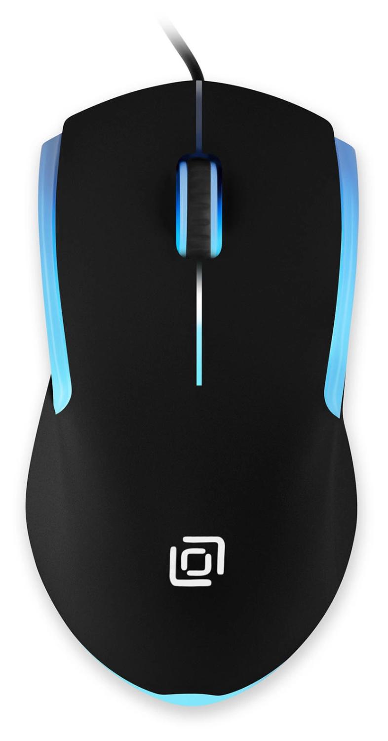 Мышь Оклик 245M черный оптическая 1000dpi USB 3but (471479)