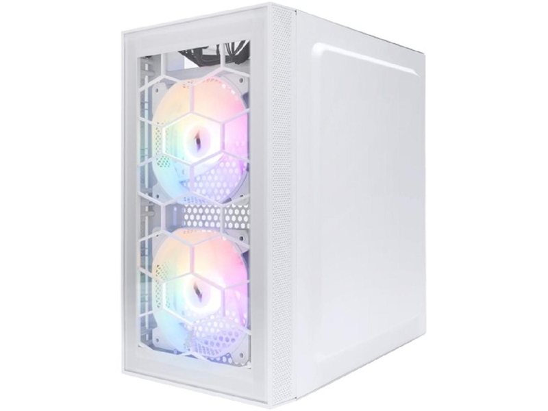 1STPLAYER FIREBASE X1 White / mATX / 3x120mm LED fans / X1-WH-3F1-W