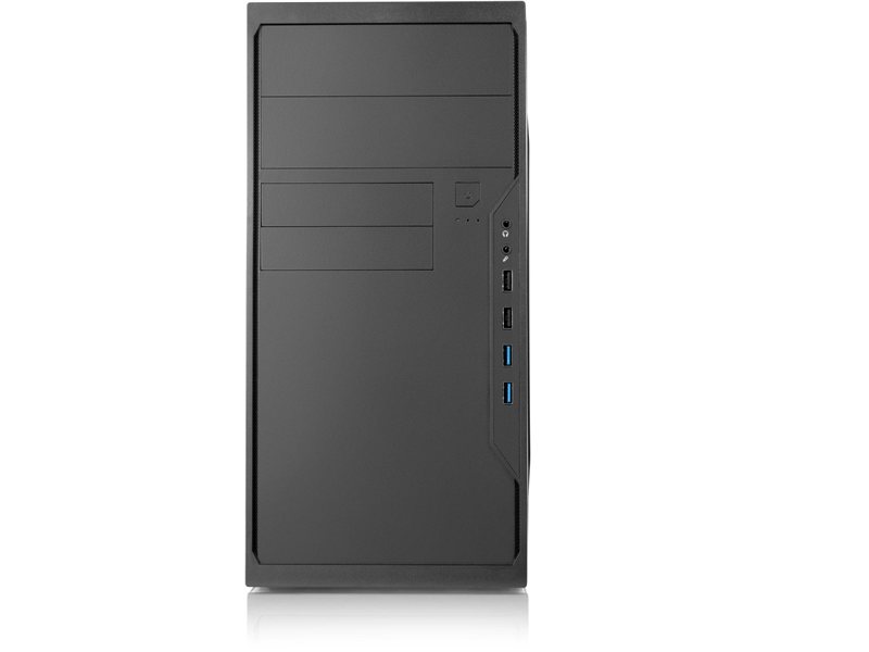 Корпус без блока питания/ Case Foxline FL-733R, mATX, 2x5.25EXT, 2x3.5EXT, 5x3.5INT, 2xUSB3.0, 2xUSB2.0, HDA, w/o FAN, w/o PSU, no pwr cord