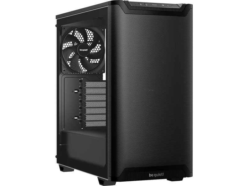 Корпус ПК без блока питания/ Case be quiet! PURE BASE 501 Airflow Window, Midi-Tower, TG, 2x140mm, 2xUSB-A 3.2, 1xUSB 3.2 Type-C, ATX, mATX, mITX Black