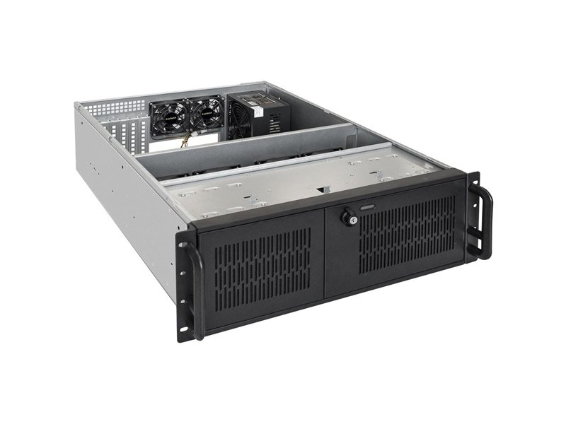 Exegate EX293259RUS Серверный корпус ExeGate Pro 4U650-010/4U4139L <RM 19", высота 4U, глубина 650, БП 800RADS, USB>