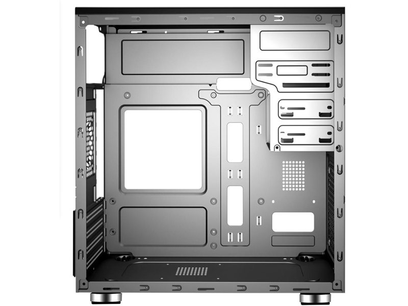 Корпус ACD Coffre 102N mATX, Black, 80mm rear FAN, w/o PSU