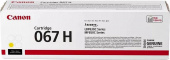 Картридж лазерный Canon 067HY 5103C002 желтый бар.в компл. (2400стр.) для Canon LBP631/633/MF651/655/657