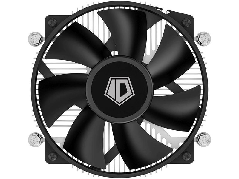 Устройство охлаждения(кулер) ID-Cooling DK-17A нет подсветки Soc-AM5/AM4 серебристый/черный 4-pin 25.8dB Al 65W 300gr Ret