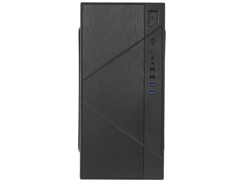 Foxline FZ-059-SX450R-U32C Case Forza mATX case, black, w/PSU 450W 12cm, w/2xUSB2.0, w/2xUSB3.0, w/1xType-C (USB2.0), w/pwr cord, w/o FAN