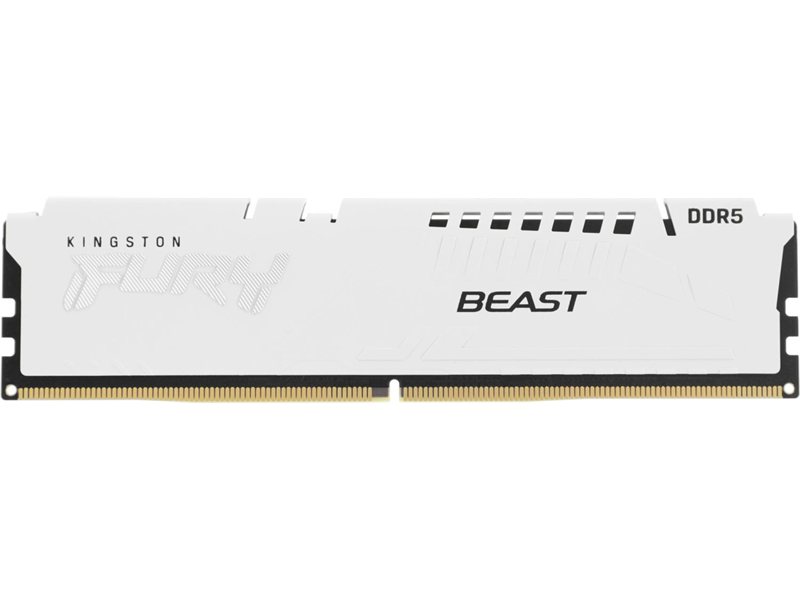 Память DDR5 2x16GB 5600MHz Kingston KF556C36BWEK2-32 Fury Beast White Expo RTL Gaming PC5-44800 CL36 DIMM UDIMM 288-pin 1.25В kit single rank с радиатором Ret