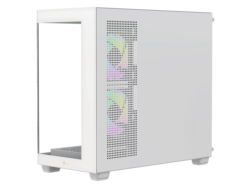 Корпус Ocypus Gamma C52 WH ARGB mATX / win / white / 3 ARGB fans / no PSU / Tempered Glass