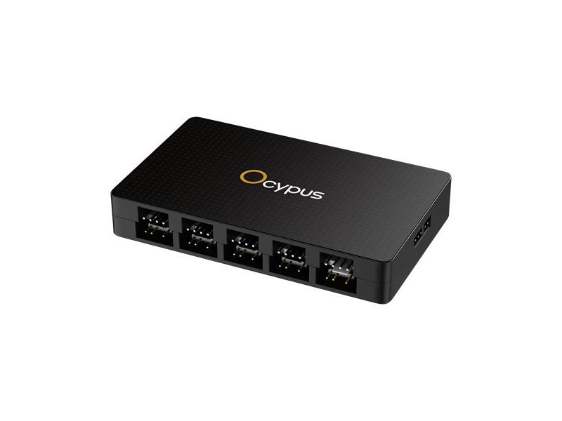 концентратор Ocypus Delta EH10 BK, 10 ports FAN/ARGB Hub