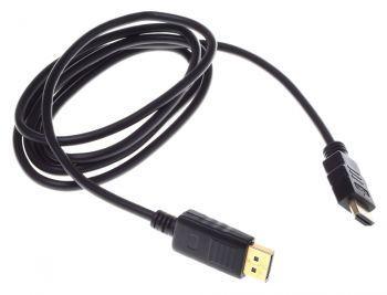 Кабель аудио-видео Buro HDMI (m)/DisplayPort (m) 1.8м. феррит.кольца Позолоченные контакты черный (BHP RET HDMI_DPP18) id485568