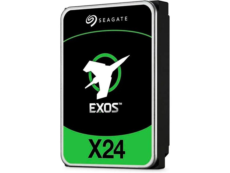 Жесткий диск Seagate Exos X24 HDD 3.5" SAS 20Tb, 7200 rpm, 512Mb buffer, 512e/4Kn, CMR, ST20000NM007H, 1 year
