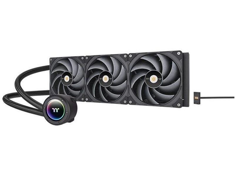 Система водяного охлаждения Thermaltake Toughliquid 360 Ex Pro ARGB Soc-AM5/AM4/1200/1700/1851 черный 4-pin 22.6dB Al+Cu Ret (CL-W400-PL12BL-A)