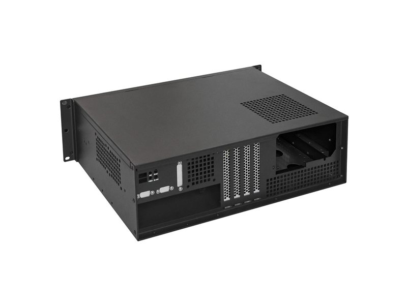 Exegate EX279706RUS Серверный корпус Exegate Pro 3U330-02 <RM 19", высота 3U, глубина 330, без БП, USB>