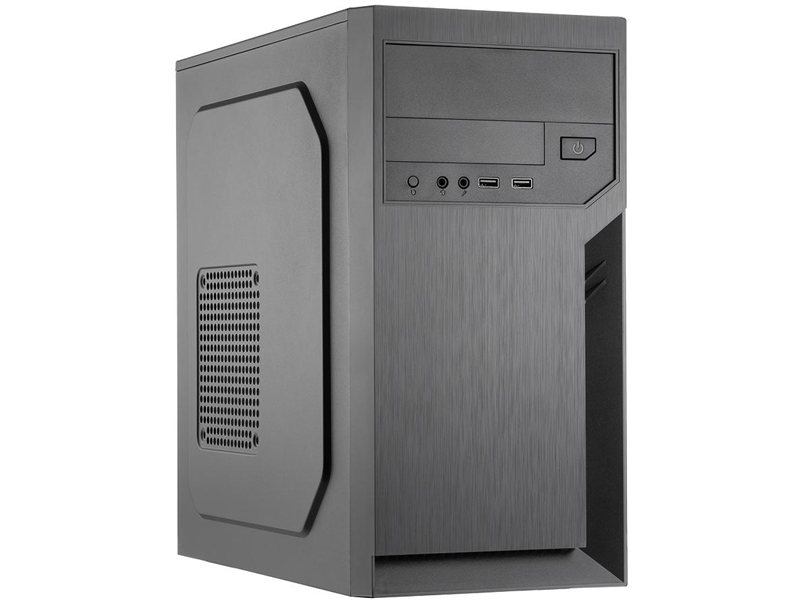 Корпус с блоком питания 500Вт./ Case Foxline FL-702, mATX, 1x5.25EXT, 1x3.5EXT, 2x3.5INT, 2xUSB2.0, HDA, w/o FAN, w/500W ATX PSU, w/1.2m EU pwr cord
