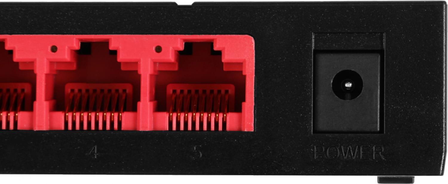 Коммутатор Mercusys MS105G (L2) 5x1Гбит/с неуправляемый