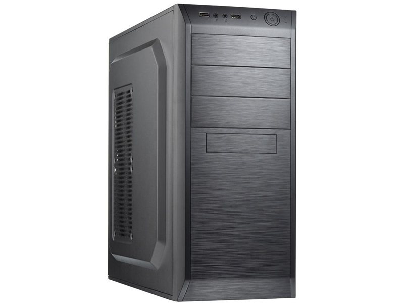 Корпус c блоком питания 450 Ватт/ Case Foxline FL-815, ATX, 3x5.25EXT, 1x3.5EXT, 3x3.5INT, 2xUSB2.0, HDA, w/o FAN, w/450W ATX PSU, w/1.2m EU pwr cord