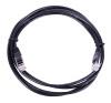Патч-корд Lanmaster TWT-45-45-0.5-BK UTP RJ-45 вил.-вилка RJ-45 кат.5E 0.5м черный ПВХ (уп.:1шт)