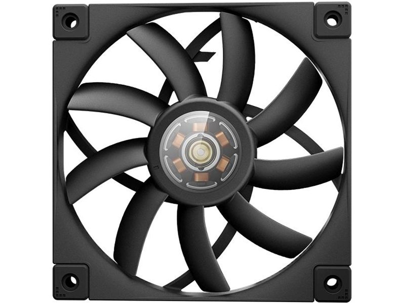 Вентилятор для корпуса Deepcool FT12 Slim 120х120x15 черный 4-pin 25.6дБ (R-FT12SLIM-BKWPN1-G) Ret