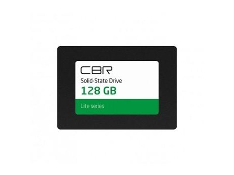 CBR SSD-128GB-2.5-LT22, Внутренний SSD-накопитель, серия "Lite", 128 GB, 2.5", SATA III 6 Gbit/s, SM2259XT, 3D TLC NAND, R/W speed up to 550/520 MB/s, TBW (TB) 64
