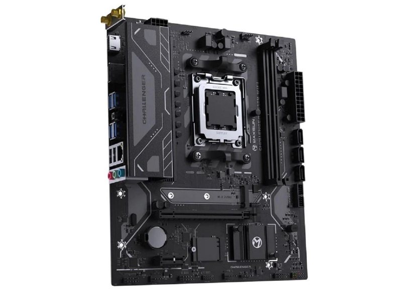 MAXSUN MS-Challenger B650M WIFI (Socket AM5, mATX, 2*DDR5, DP/HDMI, 4*SATA3, 1*M.2, 1*PCIEx16/1*PCIEx1, 2*USB 2.0, 4*USB 3.2, LAN 1*1G, Bluetooth, Wi-Fi 802.11ac, RTL)