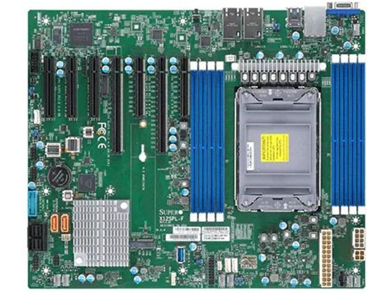 Supermicro MBD-X12SPL-F-B {3rd Gen Intel®Xeon®Scalable processors,Single Socket LGA-4189(Socket P+)supported,CPU TDP supports Up to 270W TDP,Intel® C621A,Up to 2TB 3DS ECC RDIMM,DDR4-3200MHz Up 2TB}