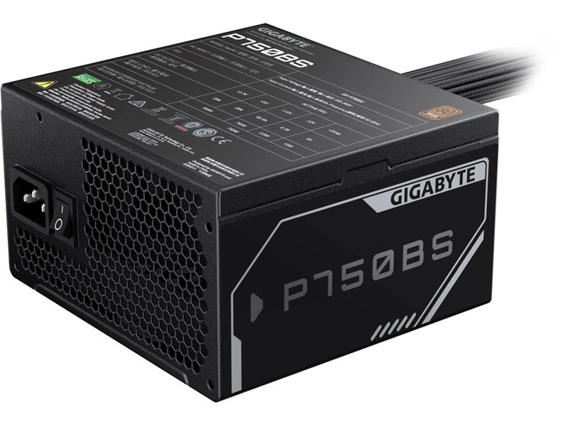 Блок питания Gigabyte ATX 750W GP-P750BS 80+ bronze (20+4pin) APFC 120mm fan 7xSATA RTL
