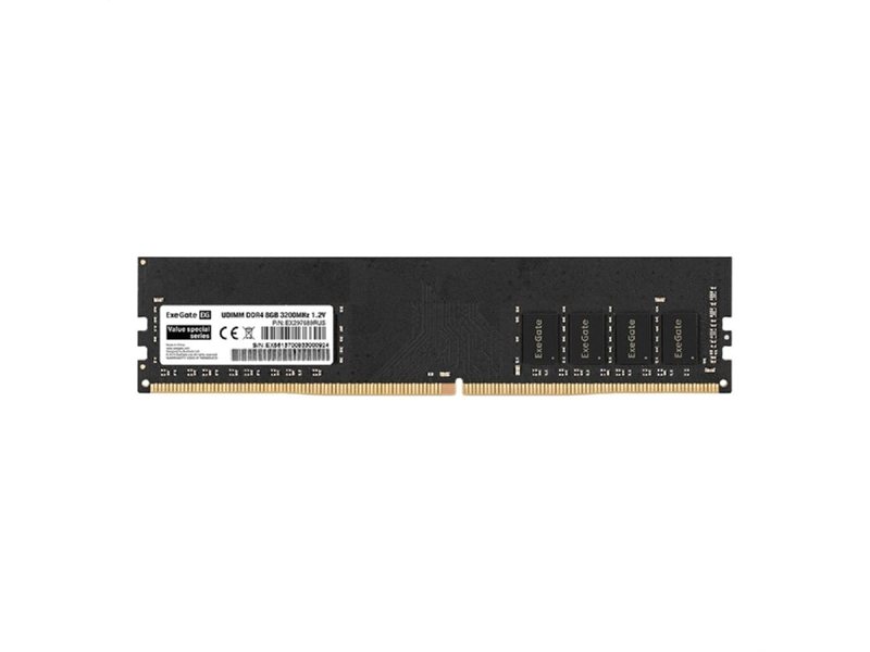 Exegate EX297689RUS Модуль памяти ExeGate Value Special DIMM DDR4 8GB <PC4-25600> 3200MHz