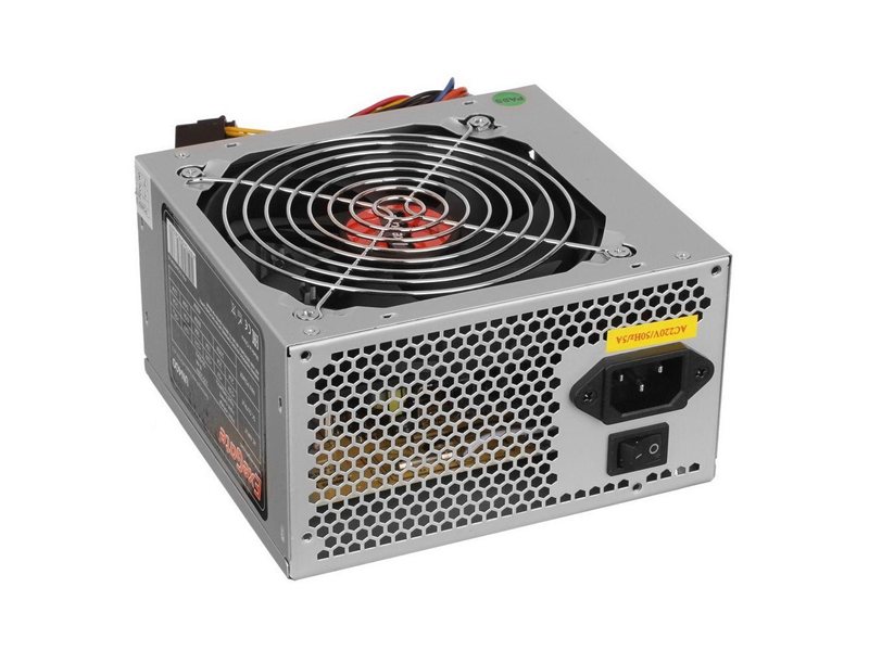 Блок питания Exegate ES261568RUS 450W UNS450, ATX, 12cm fan, 24p+4p, 6/8p PCI-E, 3*SATA, 2*IDE, FDD {10} (102972)