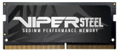 Память DDR4 16GB 2666MHz Patriot PVS416G266C8S Viper Steel RTL PC4-21300 CL18 SO-DIMM 260-pin 1.2В single rank Ret