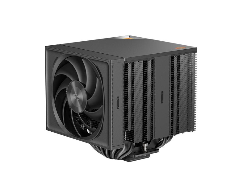 Кулер для процессора/ CPU Cooler PCCooler RZ820 BK (289W, 4-pin PWM, 165mm, Al/Cu, 4x8mm+4x6mm, 1x140mm+1x150mm, 71.9CFM/86.7CFM, 27.1dBA/32dBA, 1500RPM/2200RPM, S: 1851/1700/1200/20XX/115X, AM5/AM4, black)