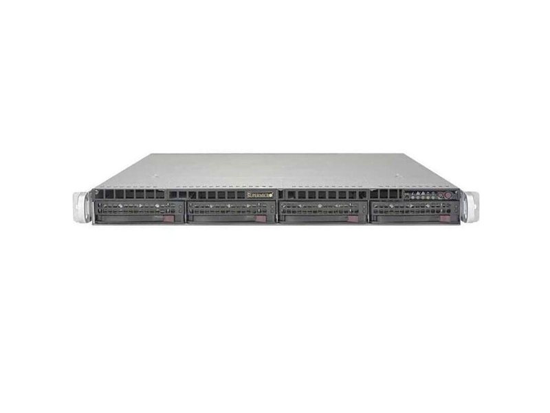Корпус SuperMicro CSE-815TQ-563UB Black 1U SC815 U1/O W/563W