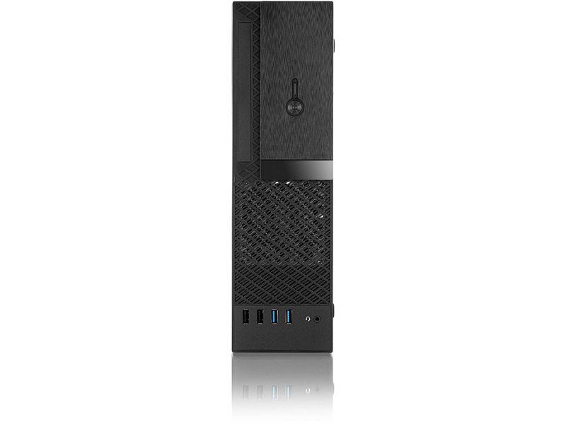Корпус с блоком питания 300Вт./ Case Foxline FL-1001 mATX case, black, w/PSU TFX 300W, w/2xUSB2.0+2xUSB3.0, w/1xcombo audio, w/pwr cord, w/ 8cm FAN