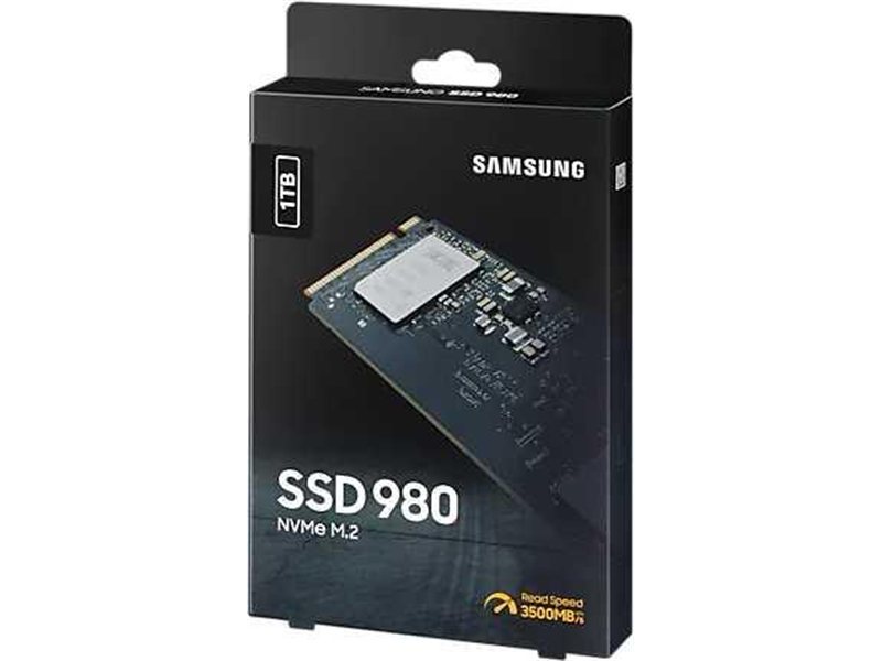 Накопитель SSD Samsung PCIe 3.0 x4 1TB MZ-V8V1T0BW 980 M.2 2280