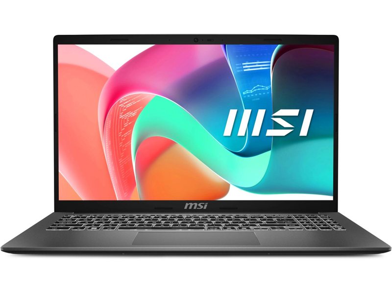 Ноутбук MSI Modern 15 F1MG-1072XRU Core 5 120U 16Gb SSD512Gb Intel Graphics 15.6" IPS FHD (1920x1080) FreeDOS grey WiFi BT Cam (9S7-15S111-1072)