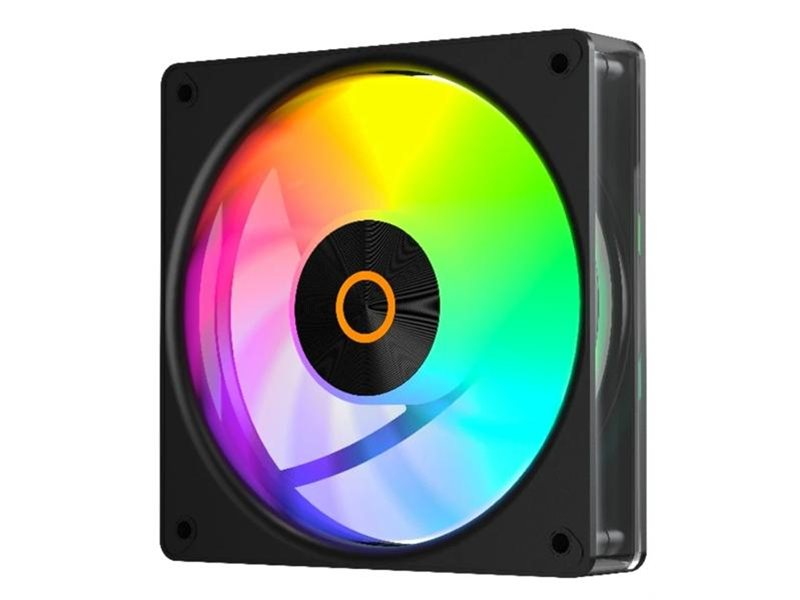 Вентилятор для корпуса Ocypus Gamma F12 Elite BK ARGB 3 IN 1, 120x120x25mm, 4-PIN PWM, 600-1800 RPM, 26 DBA MAX, HYDRO BEARING