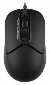 Мышь A4Tech Fstyler FM12 черный оптическая 1200dpi USB 3but (FM12 BLACK)