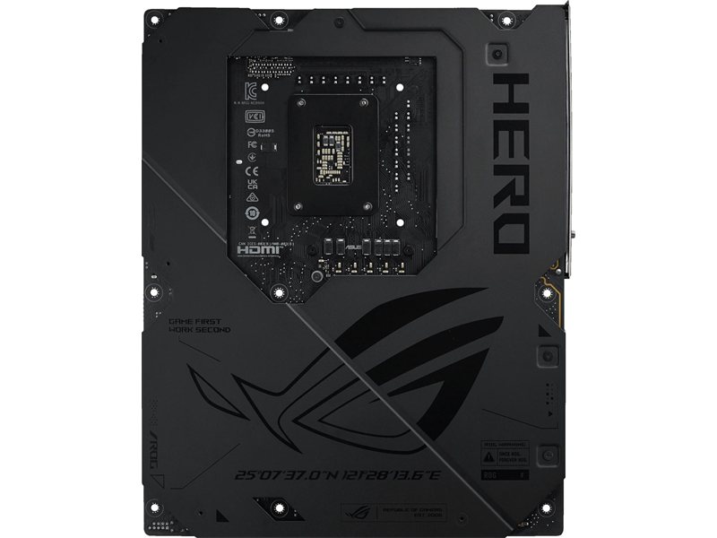 Материнская плата ASUS ROG MAXIMUS Z890 HERO LGA1851 ATX 4xDDR5 2xPCIEx16 PCIEx1 6xM.2 2xThunderbolt USB-C HDMI 2.5GLAN 5GLAN Wi-Fi 7