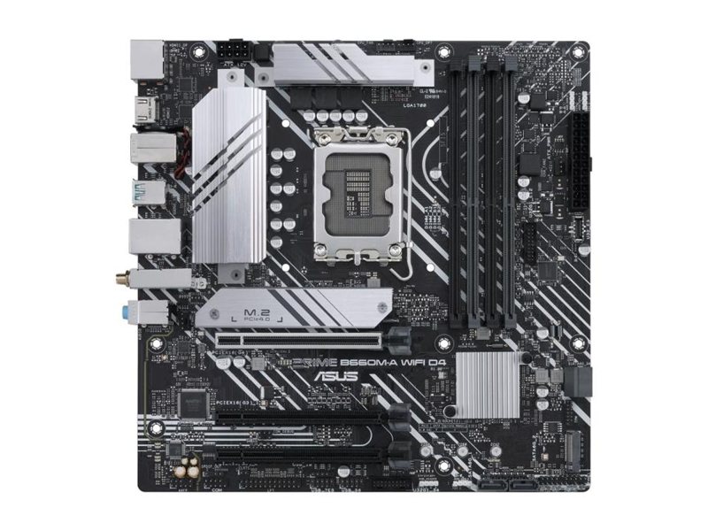 Материнская плата ASUS PRIME B660M-A WIFI D4 LGA1700 mATX 4xDDR4 3xPCIEx16 2xM.2 DP 2xHDMI GLAN Wi-Fi 6 (90MB1AE0-M1EAY0)