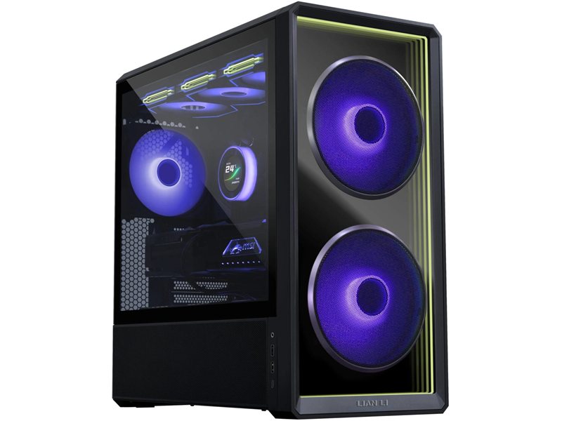 Корпус Lian-Li Lancool 217 Inf черный без БП ATX 9x120mm 2x140mm 2xUSB3.0 audio bott PSU