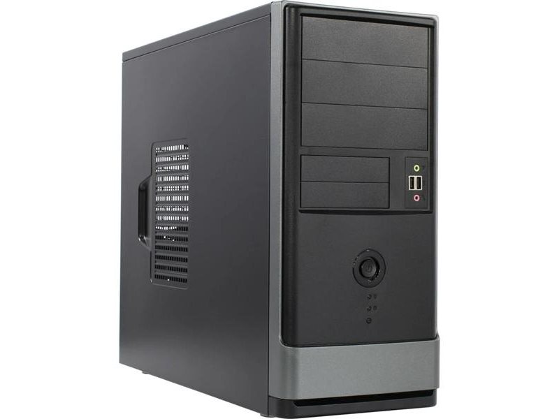Корпус Midi Tower InWin EAR002 Black/Graphite 600W PM-600ATX-F U2.0*2+A(HD) ATX