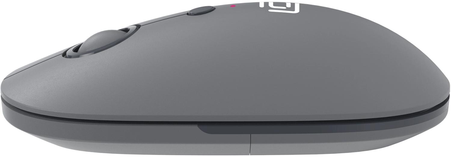 Мышь Оклик 409MW графитовый оптическая 1600dpi silent беспров. BT/Radio USB для ноутбука 4but (2007545)