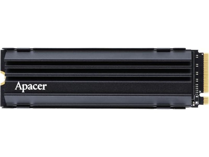 Твердотельный накопитель Apacer SSD AS2280Q4U 2TB M.2 2280 PCIe Gen4x4, R7400/W7000 Mb/s, 3D NAND, MTBF 1.6M, NVMe, 1500TBW, Retail, Heatsink, 5 years (AP2TBAS2280Q4U-1)