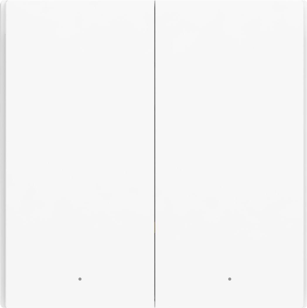 Умный выключатель Aqara Wireless Remote Switch H1 2-хкл. белый (WRS-R02)
