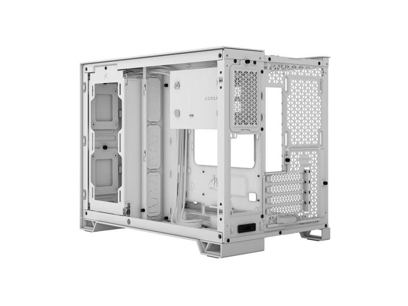Корпус без блока питания/ Case Corsair 2500D Airflow, Midi-Tower, TG, no fan, 2xUSB-A 3.2, 1xUSB 3.2 Type-C, mATX, mITX Black