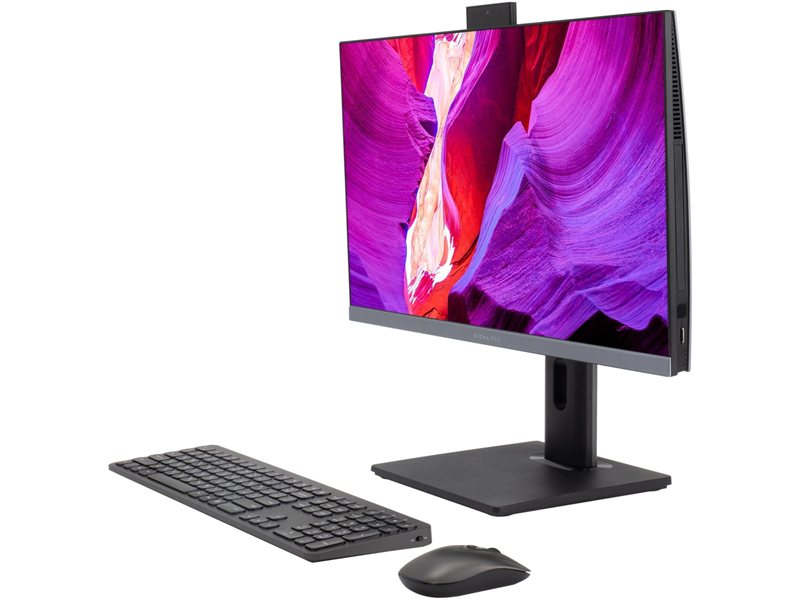 Моноблок Digma Pro Unity 23.8" Full HD i5 13500HX (2.5) 16Gb SSD512Gb UHDG 730 CR Windows 11 Pro GbitEth WiFi BT 90W клавиатура мышь Cam серый/черный 1920x1080