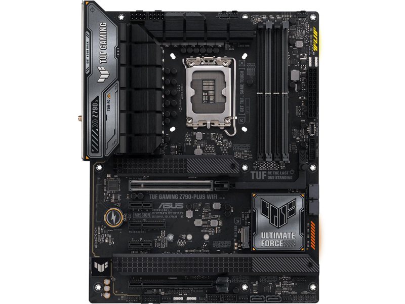 Материнская плата Asus TUF GAMING Z790-PLUS WIFI Soc-1700 Intel Z790 4xDDR5 ATX AC`97 8ch(7.1) 2.5Gg RAID+HDMI+DP