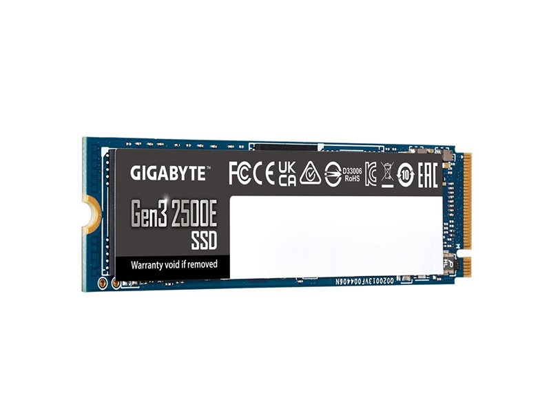 Твердотельный накопитель SSD Gigabyte 2TB M.2 2280 Gen3 2500E G325E2TB PCIe 3.0x4, NVMe 1.3, MTBF 1.5