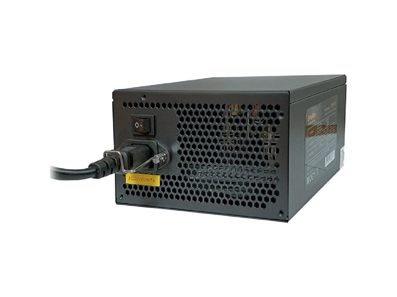 Exegate EX219465RUS-S Блок питания XP600, ATX, SC, black, 12cm fan, 24p+4p, 6/8p PCI-E, 3*SATA, 2*IDE, FDD + кабель 220V с защитой от выдергивания, 278173